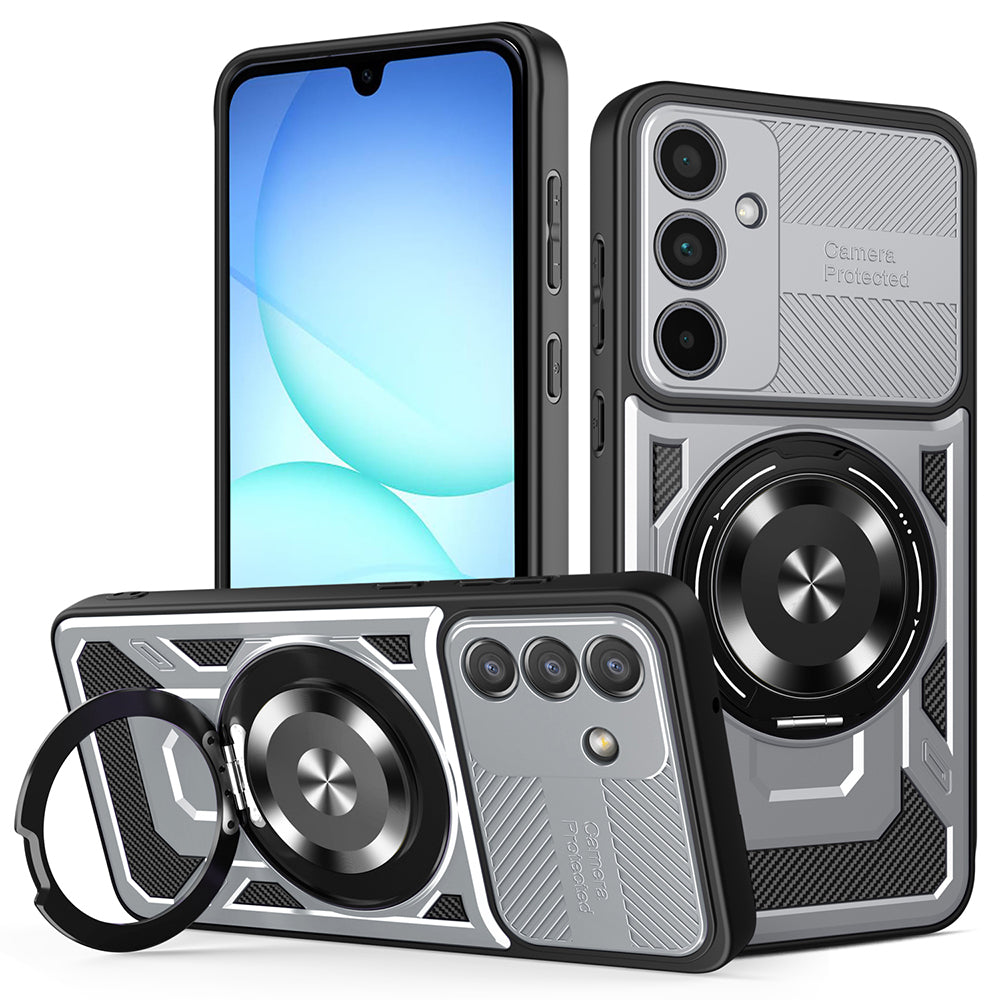 Techsuit Custodia per Samsung Galaxy A57 5G, Techsuit, RuggedCam, Grigio