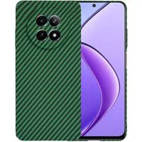 Custodia per Realme 12x / 12, Techsuit, Carbonite FiberShell, Verde — 3