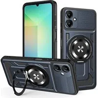 Custodia per Samsung Galaxy A06 A065, Techsuit, RuggedCam, Blu — 3