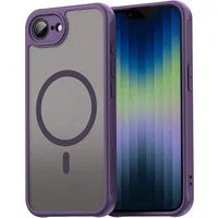 Custodia MagSafe per Apple iPhone 17e / 16e, Techsuit, HaloFrost II, Viola — 3