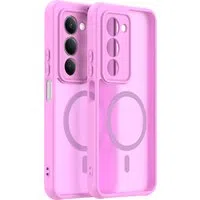Custodia MagSafe per Xiaomi Redmi 15 5G / 15 4G, Techsuit, HaloFrost II, Rosa — 3