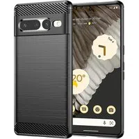 Custodia per Google Pixel 7 Pro, Techsuit, Carbonio, Nera — 3