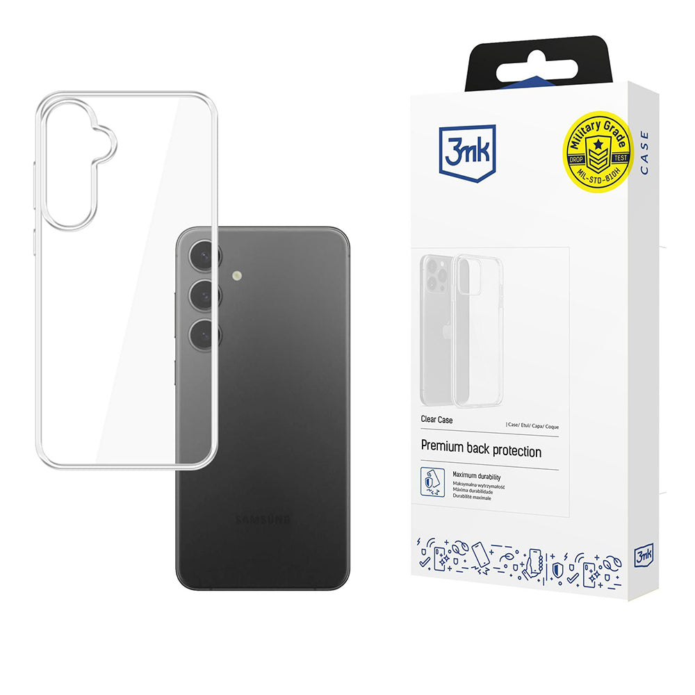 3MK Custodia per Samsung Galaxy S25+ S936, 3MK, Clear, Trasparente