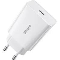 Caricabatterie da Rete Baseus Speed Mini, 20W, 3A, 1 x USB-C, Bianco CCFS-SN02 — 3