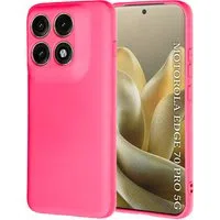 Custodia per Motorola Edge 70 Pro, Techsuit, SoftFlex, Rosa Scuro — 3