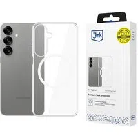 Custodia MagSafe per Samsung Galaxy S25 S931, 3MK, Clear MagCase, Trasparente — 3