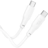 Cavo dati e ricarica USB-C - USB-C HOCO X93, 100W, 1m, bianco — 3