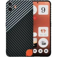 Custodia per Nothing CMF Phone 1, Techsuit, Carbonite FiberShell, Nero Grigio — 3