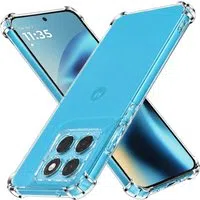 Custodia per Motorola Moto G87 / G77 / G67, Techsuit, Shockproof Clear, Trasparente — 3