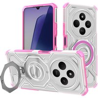 Techsuit Custodia per Xiaomi Poco C75 / Redmi 14C, Techsuit, Carbon Shield Pro, Rosa — 2