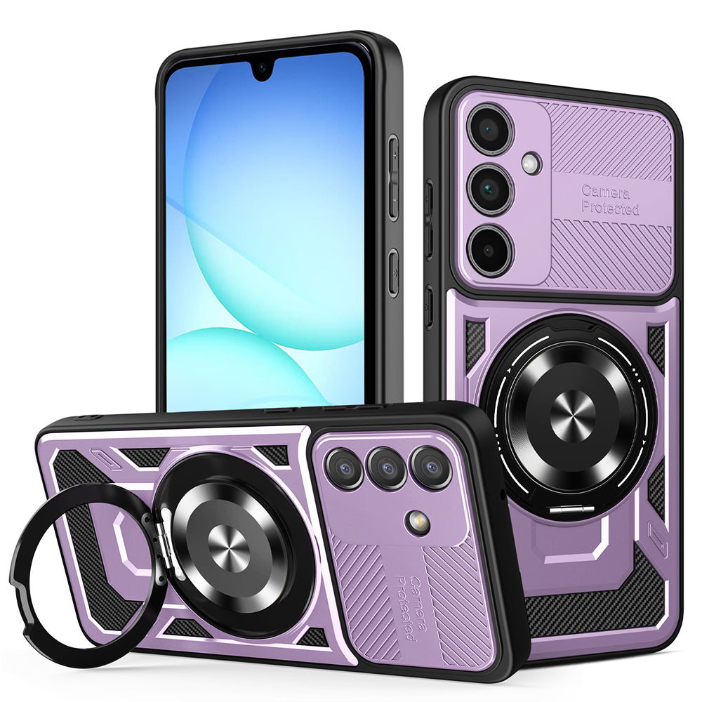 Techsuit Custodia per Samsung Galaxy A57 5G, Techsuit, RuggedCam, Viola