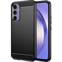 Custodia per Samsung Galaxy A54 A546, Techsuit, Carbonio, Nera — 3