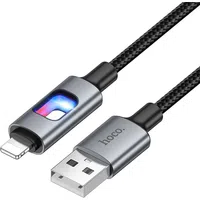 Cavo Dati e Ricarica USB-A - Lightning HOCO U144 Led, 18W, 1.2m, Nero — 3