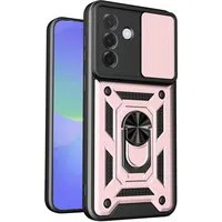 Custodia per Samsung Galaxy A37 5G, Techsuit, CamShield, Rosa Dorato — 3