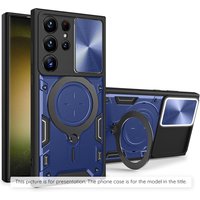 Techsuit Custodia per Samsung Galaxy Z Flip8 F776, Techsuit, CamGuard Pro, Blu — 2