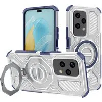 Custodia per Honor 200 Lite, Techsuit, Carbon Shield Pro, Blu — 3