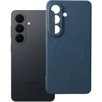 Custodia MagSafe per Samsung Galaxy S26 S942, OEM, Silicone Mag, Blu — 3