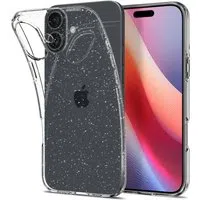Custodia per Apple iPhone 16, Spigen, Liquid Crystal Glitter, Trasparente ACS08192 — 3