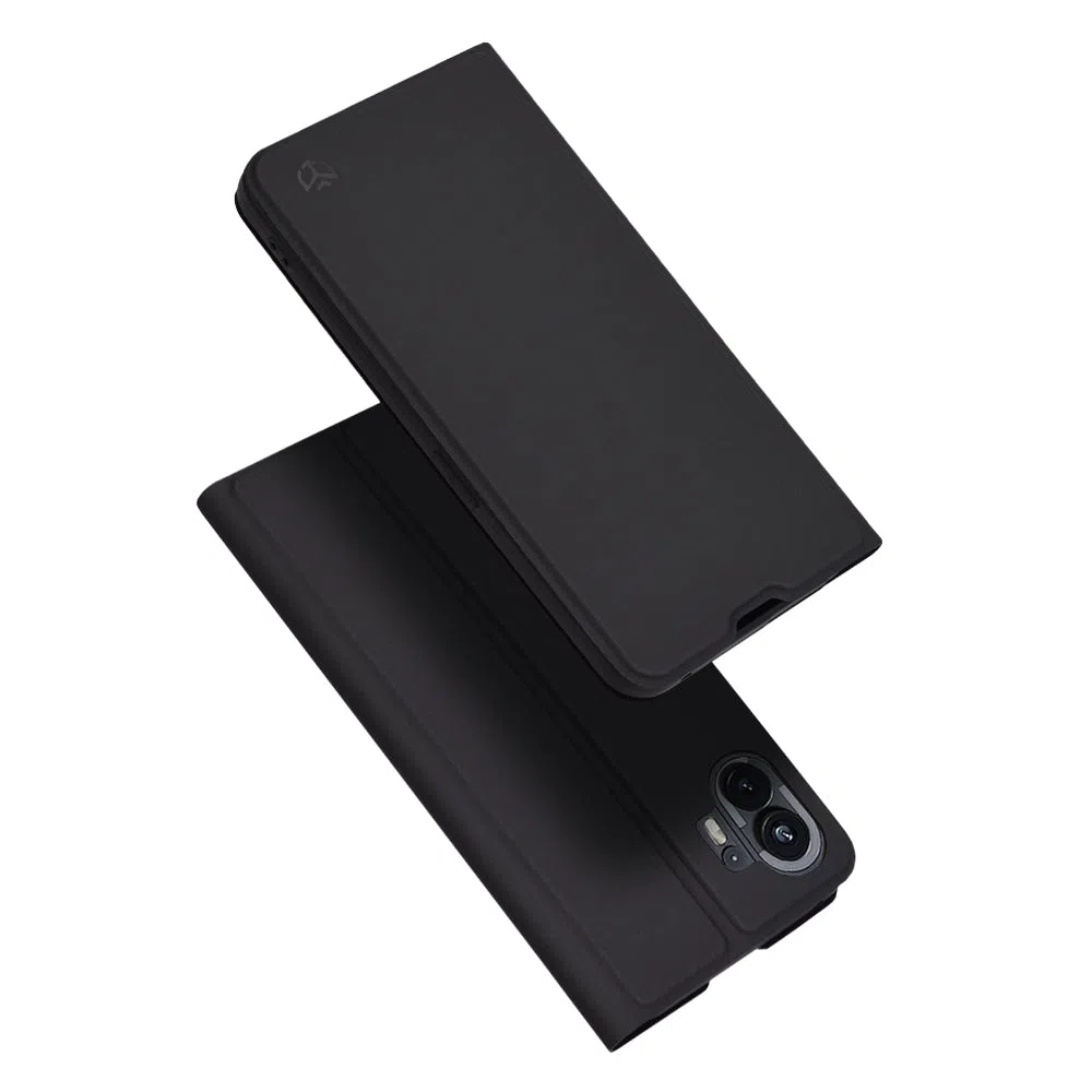 Custodia per Nothing Phone (2), Techsuit, Magskin Book, Nera — 2