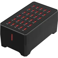 Caricatore Stazione OEM WT-268, 150W, 2.4A, 30 x USB-A, Nero — 3