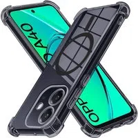 Custodia MagSafe per Oppo A3 4G, Techsuit, Shockproof Clear, Fumè — 3