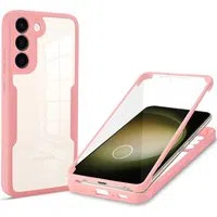 Custodia per Samsung Galaxy S23+ S916, Techsuit, ColorVerse 360, Rosa — 3