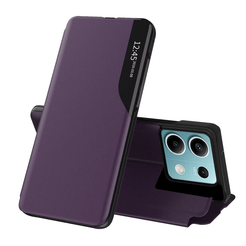 Custodia per Xiaomi Redmi Note 13 5G, Techsuit, eFold, Viola