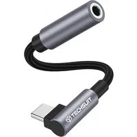 Adattatore Audio USB-C - 3.5mm Techsuit AC7 MusicDox, Grigio — 3