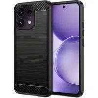 Custodia per Oppo Reno16 F / Reno16 FS, Techsuit, Carbonio, Nera — 3