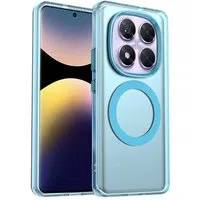 Custodia MagSafe per Xiaomi Poco X7 / Redmi Note 14 Pro 5G, Techsuit, CandyCase, Blu — 3