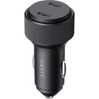 Caricabatterie Auto HAVIT CC2014, 30W, 3A, 2 x USB-C, Nero — 3