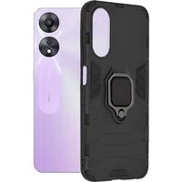 Custodia per Oppo A58 5G / A78 5G, Techsuit, Shield, Nera — 3