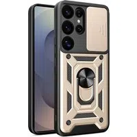 Custodia per Samsung Galaxy S25 Ultra S938, Techsuit, CamShield, Dorata — 3