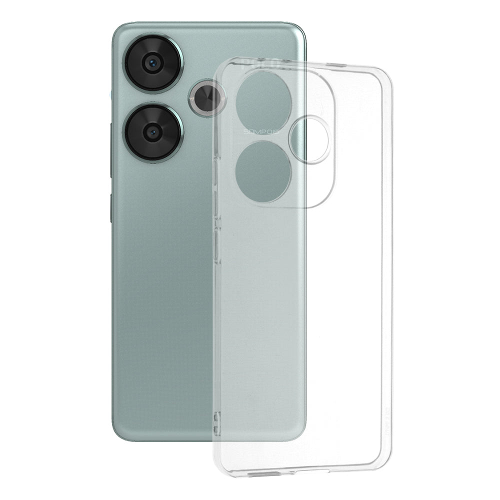 Techsuit Custodia per Xiaomi Poco F6, Techsuit, Chiara, Trasparente