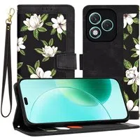Custodia per Honor 400 Lite, Techsuit, FlipCraft, Nera — 3