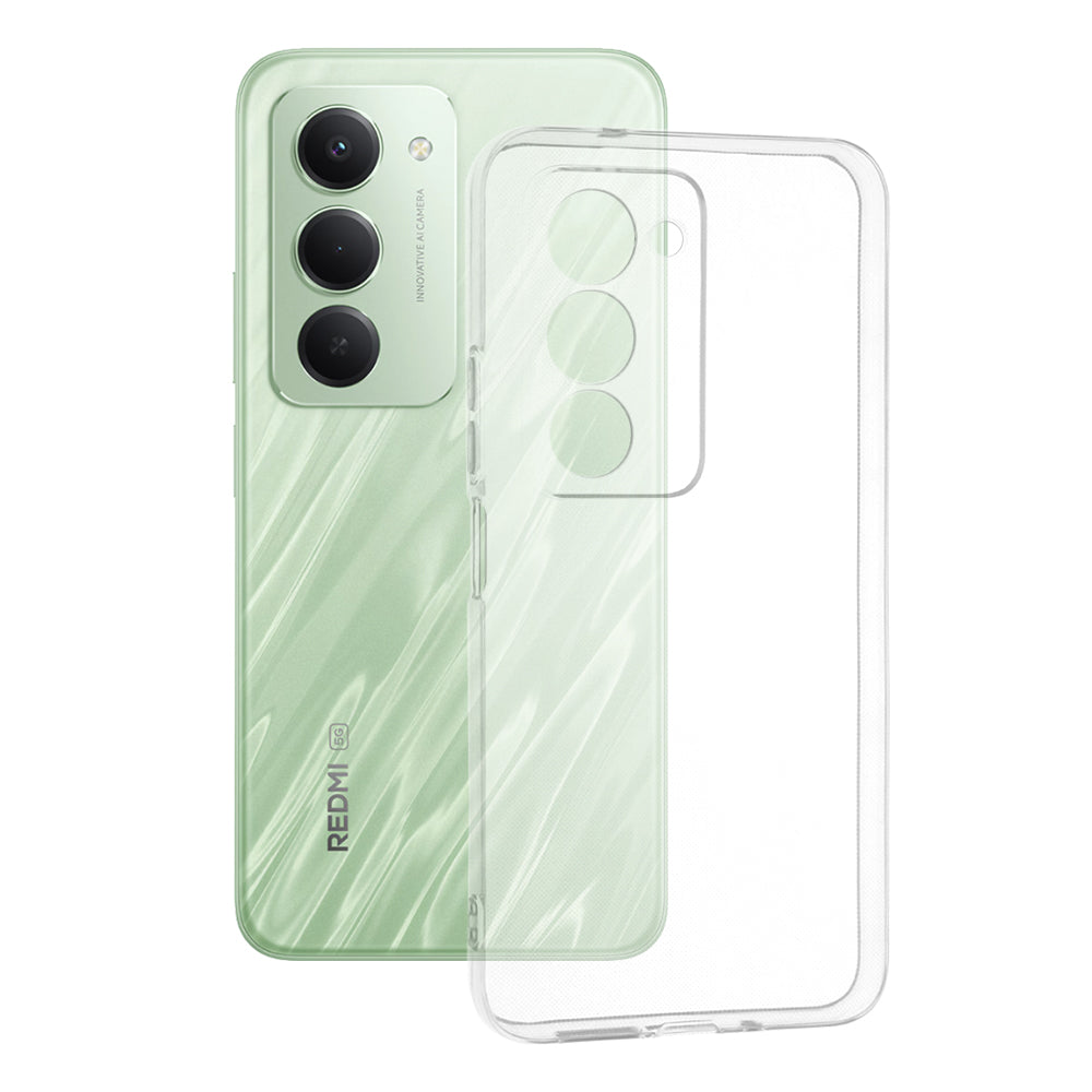 Custodia per Xiaomi Redmi 15 5G / 15 4G, Techsuit, Chiara, Trasparente