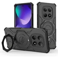 Custodia per Xiaomi Poco M8 / Redmi Note 15 5G, Techsuit, Carbon Shield Pro, Nera — 3
