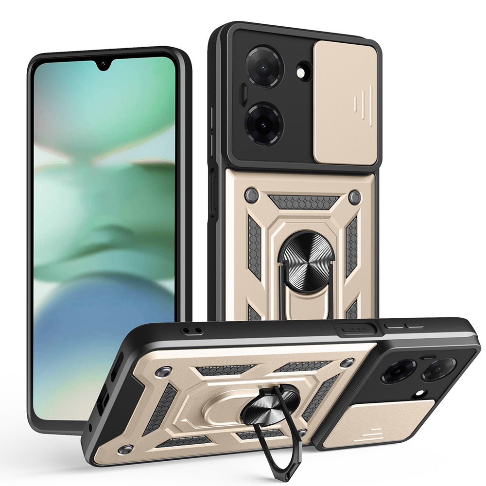 Custodia per Xiaomi Redmi A5 4G (Regionale), Techsuit, CamShield, Dorata