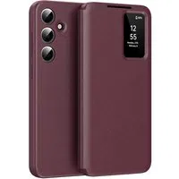 Custodia per Samsung Galaxy S23 FE S711, Techsuit, SmartView, Rossa — 3