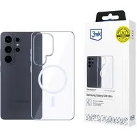 Custodia MagSafe per Samsung Galaxy S26 Ultra S948, 3MK, Clear MagCase, Trasparente — 3