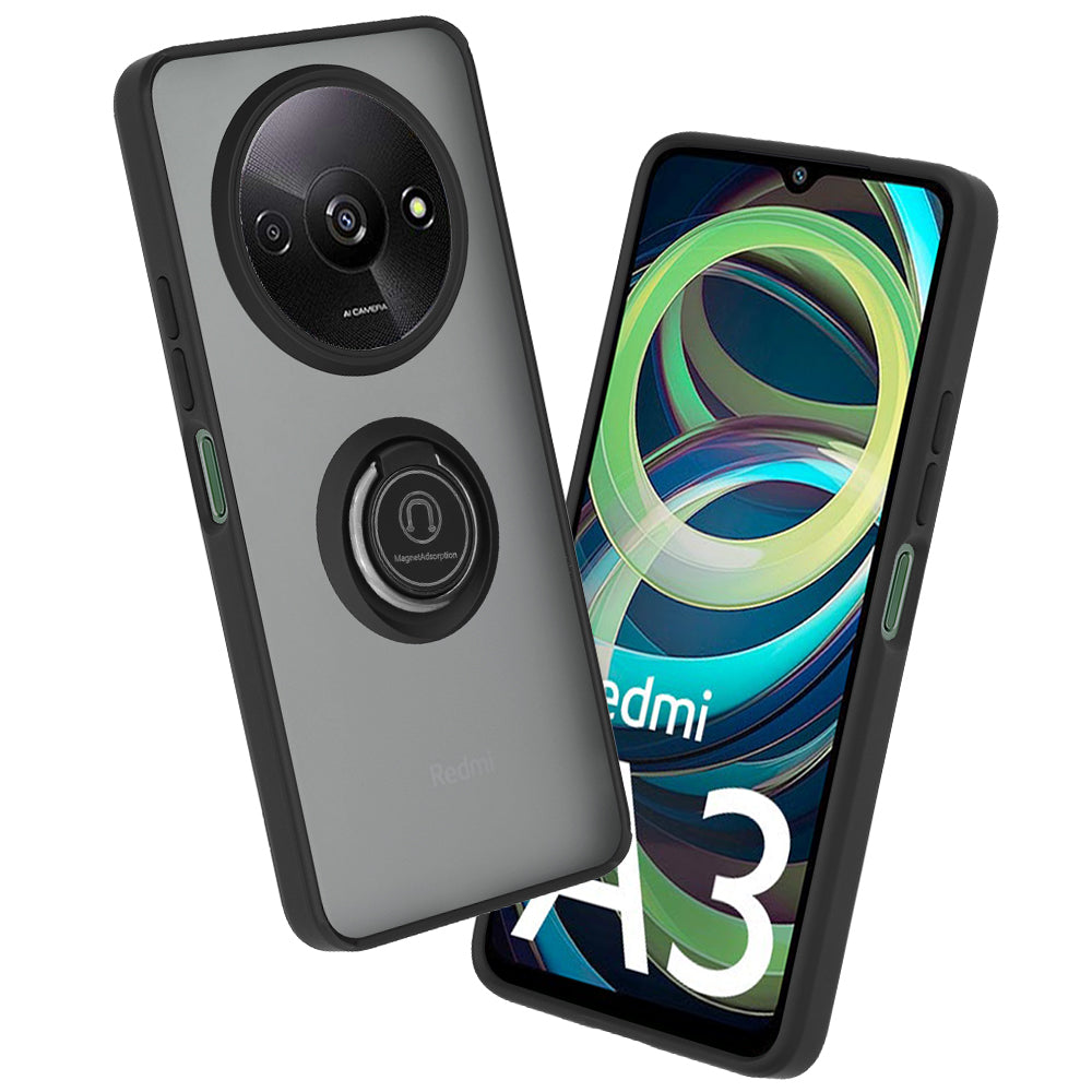 Custodia per Xiaomi Redmi A3x / A3, Techsuit, Glinth, Nera
