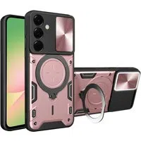 Custodia per Samsung Galaxy A57 5G, Techsuit, CamGuard Pro, Rosa Dorato — 3