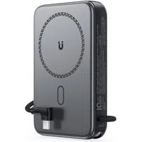 Batteria Esterna Wireless Acefast M24, 10000mAh, 22.5W, PD + FQI, 1 x QI - 2 x USB-C, Grigio — 3