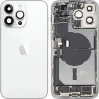Copertura Batteria Apple iPhone 14 Pro Max, Con Scocca Centrale, Parti Complete, Argento, Swap Premium — 3