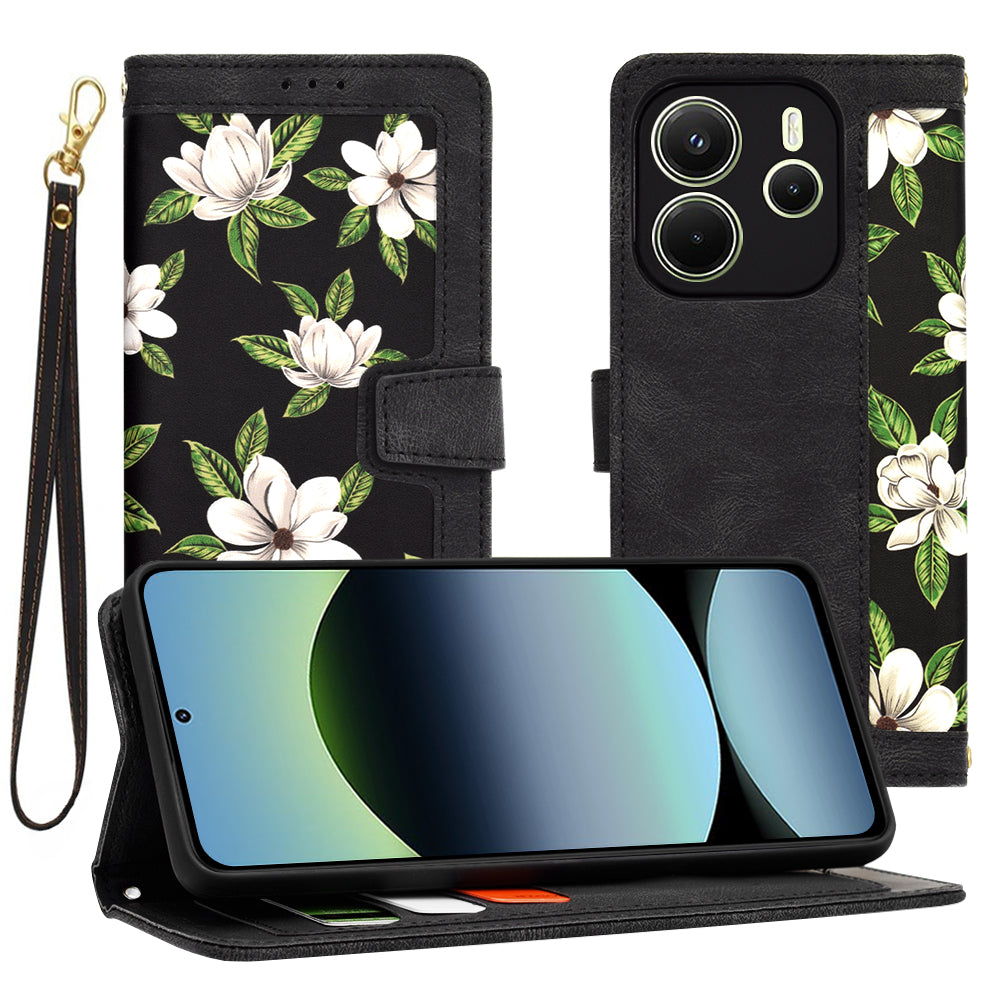 Custodia per Xiaomi Redmi Note 14 4G (Regionale), Techsuit, FlipCraft, Nera