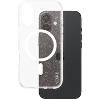 Custodia MagSafe per Apple iPhone 16, PanzerGlass, Care Urban Combat Star Lit, Trasparente Bianca