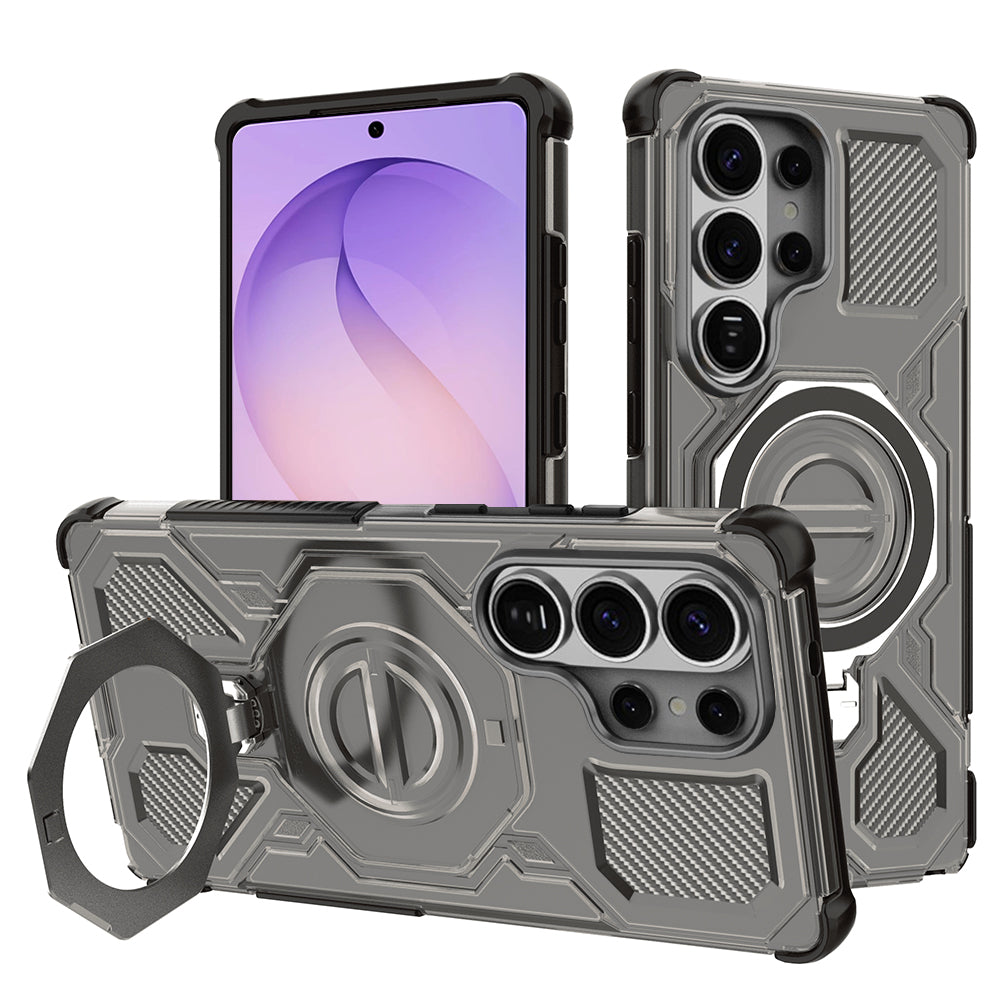 Techsuit Custodia per Samsung Galaxy S26 Ultra S948, Techsuit, Carbon Shield Pro, Fumé