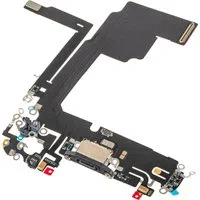 Nastro con Connettore di Ricarica - Microfono Apple iPhone 15 Pro, Nero — 3