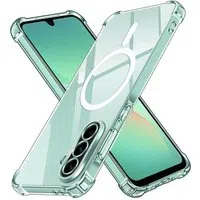 Custodia MagSafe per Samsung Galaxy A26 A266, Techsuit, Antiurto, Trasparente — 3