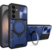 Custodia per Samsung Galaxy S26 S942, Techsuit, CamGuard Pro, Blu — 3